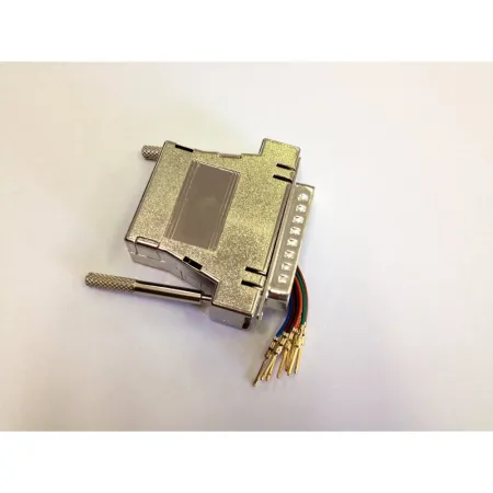 Adapter D-sub25m/rj45 Metalowy