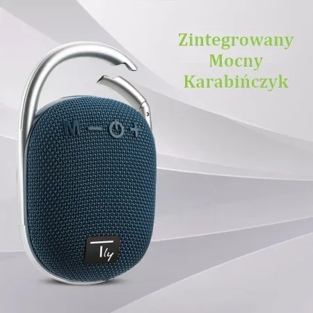 Głośnik Bluetooth 5.3 Bezprzewodowy 5w Tws Led Usb/tf Mp3