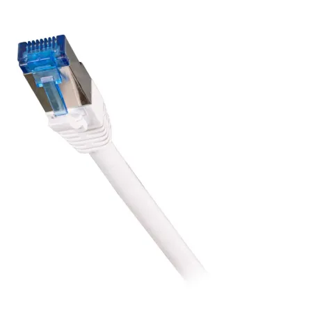 Patchcord Sftp 10m Cat6a Superflex Biały Na Kablu Cat7