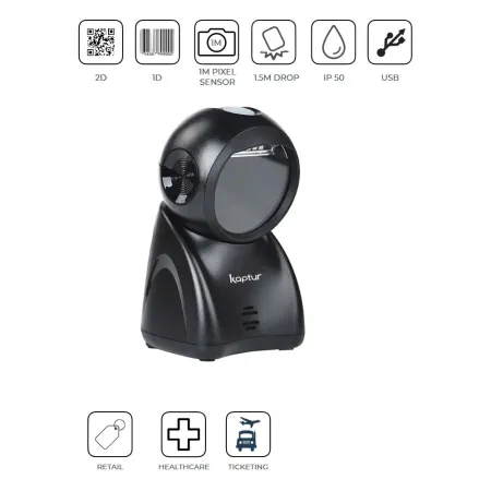 Stacjonarny Czytnik Kodów Kreskowych 1d & 2d Usb Kp1401