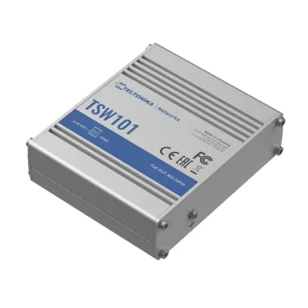 Teltonika Tsw101 Switch Gigabit 5x Rj45 Poe+ 60w