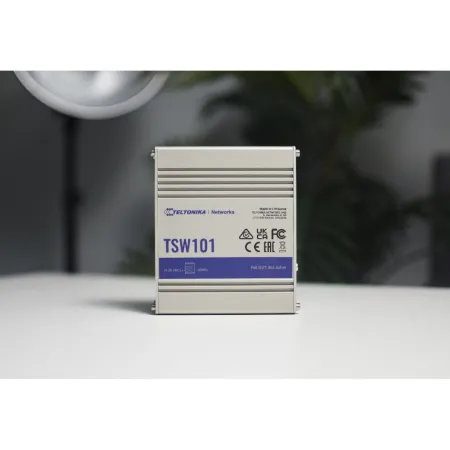 Teltonika Tsw101 Switch Gigabit 5x Rj45 Poe+ 60w